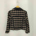 ザラ ZARA ツイードデザイン フェイクレザーライダースジャケット レディース S