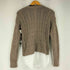 ローレンラルフローレン LAUREN RALPH LAUREN シャツレイヤードケーブル編みニット レディース import:XS