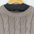 ローレンラルフローレン LAUREN RALPH LAUREN シャツレイヤードケーブル編みニット レディース import:XS