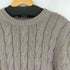 ローレンラルフローレン LAUREN RALPH LAUREN シャツレイヤードケーブル編みニット レディース import:XS