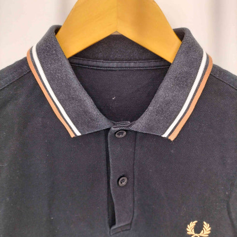 フレッドペリー FRED PERRY ワンポイント刺繍 半袖ポロシャツ メンズ