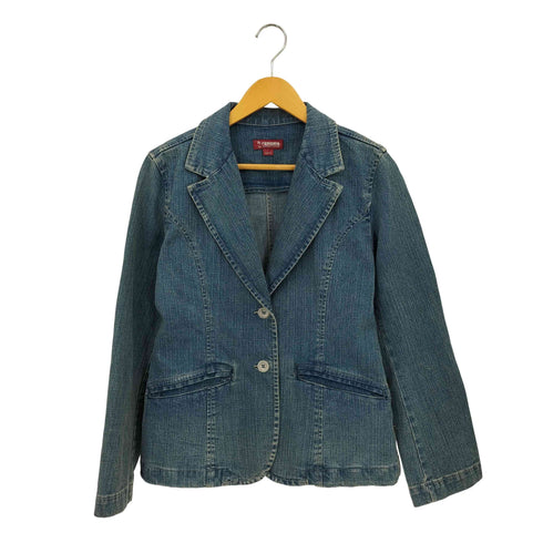 ユーピーレノマ U.P renoma デニムシングルテーラードジャケット レディース M