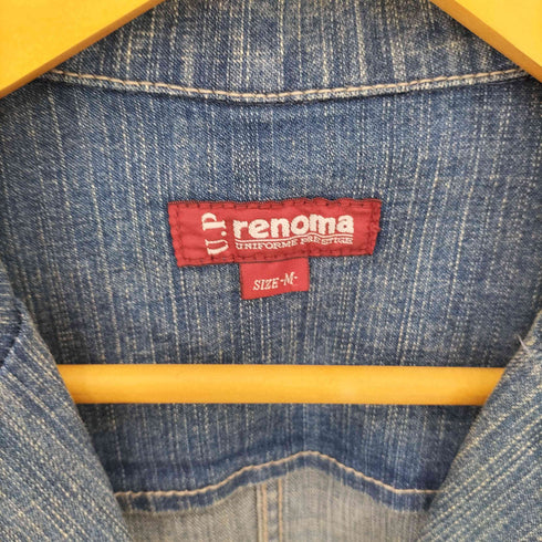 ユーピーレノマ U.P renoma デニムシングルテーラードジャケット レディース M