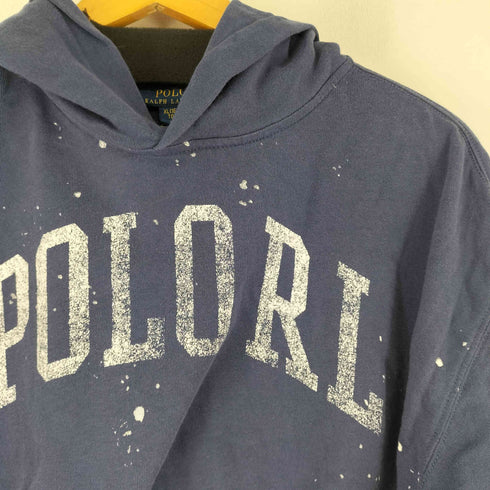 ポロラルフローレン POLO RALPH LAUREN ペンキ加工プルオーバーパーカー レディース import:XL