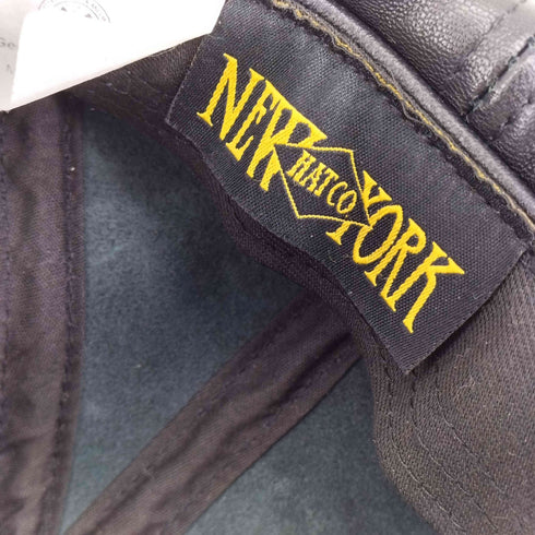 NEW YORK HAT レザーキャスケット メンズ