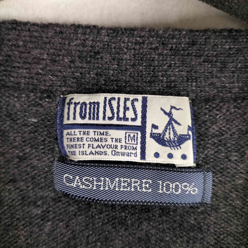 from ISLES カシミア100 カーディガン メンズ M