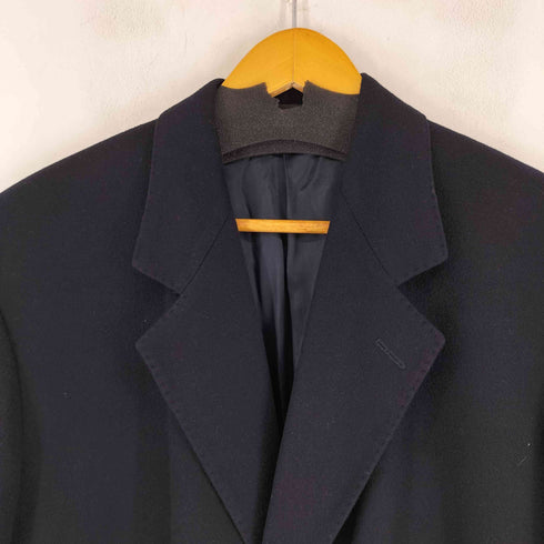 英国製 カシミヤ100ロングコート メンズ