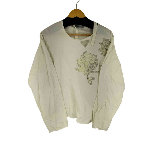 イッセイミヤケメン ISSEY MIYAKE MEN 90-00s フロントプリント ダメージカットソー メンズ FREE