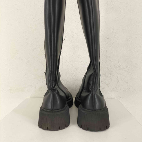 BLONDEY トラックソールサイドゴアロングブーツ レディース JPN:M