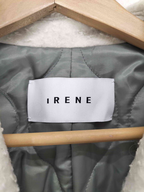 アイレネ IRENE ナッピング加工 裏地キルティング ダブルトレンチコート メンズ 36