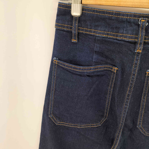 ザラ ZARA THE PATCHPOCKETS MARINE STRAIGHT レディース EUR:36
