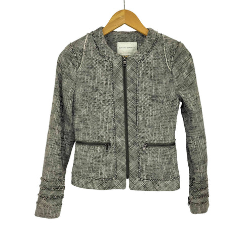 バナナリパブリック BANANA REPUBLIC ツイードノーカラージャケット レディース JPN:0