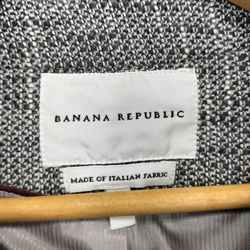バナナリパブリック BANANA REPUBLIC ツイードノーカラージャケット レディース JPN:0