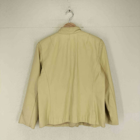 JUBIEN ピックレザー バンドカラー レザージャケット レディース import:M