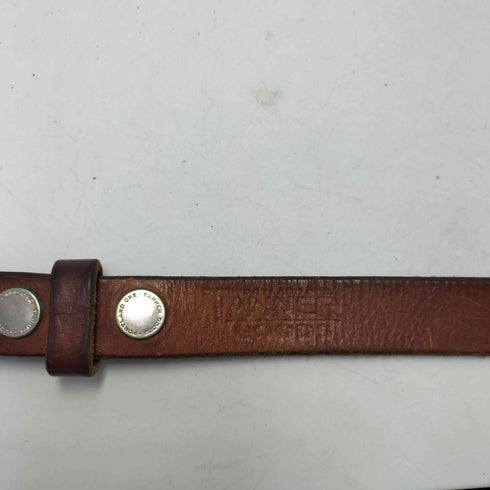 tanner goods USA製 ロゴ刻印 カウレザー ベルト メンズ 36