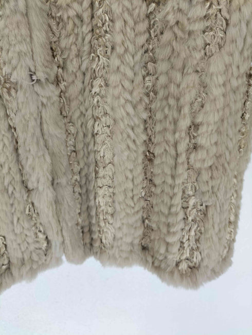 ラビットファー シルク リバーシブルファージャケット レディース