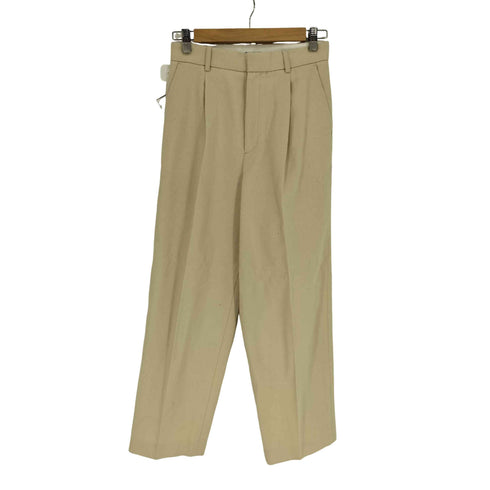 マカフィー MACPHEE 23AW フランネル タック ワイド テーパード パンツ レディース JPN:36