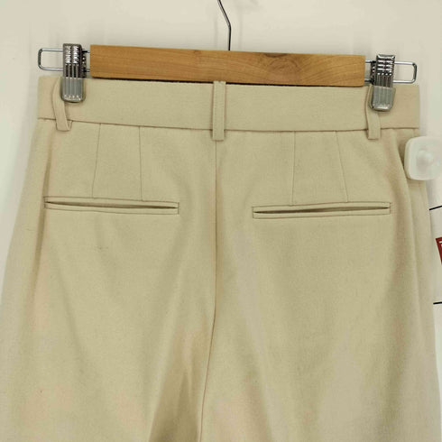 マカフィー MACPHEE 23AW フランネル タック ワイド テーパード パンツ レディース JPN:36