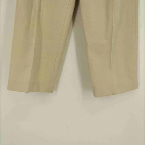 マカフィー MACPHEE 23AW フランネル タック ワイド テーパード パンツ レディース JPN:36