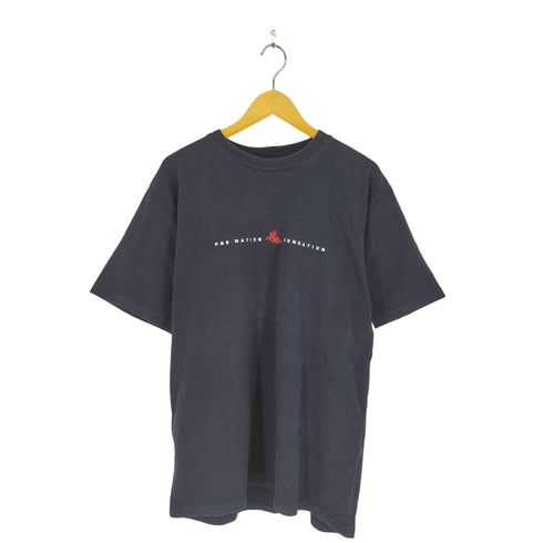 PNB NATION プリントデザイン クルーネック Tシャツ メンズ import:XL
