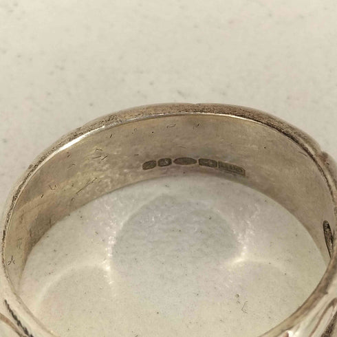 OCTI 925刻印 GLOBE THIN リング メンズ 15