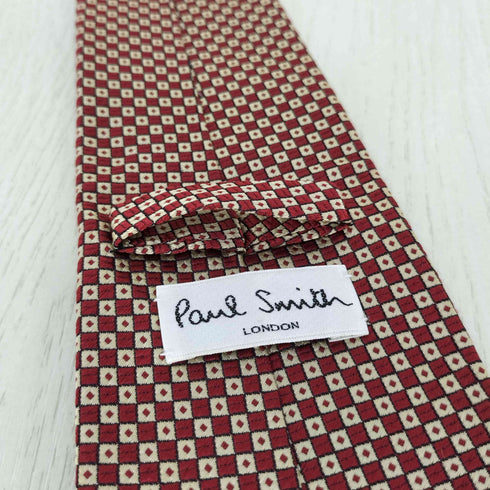 ポールスミス Paul Smith シルク100% 総柄ネクタイ メンズ