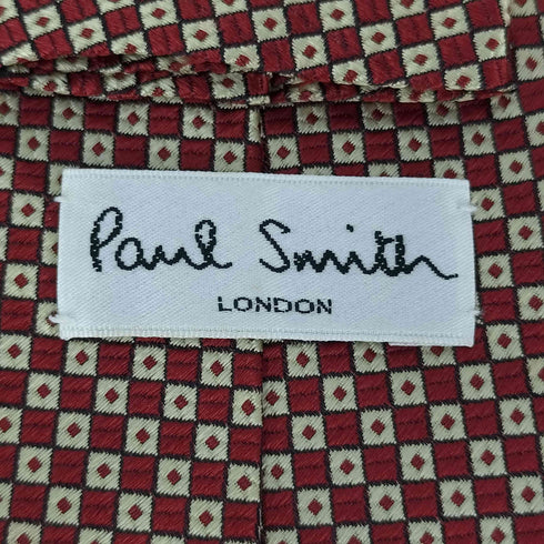 ポールスミス Paul Smith シルク100% 総柄ネクタイ メンズ