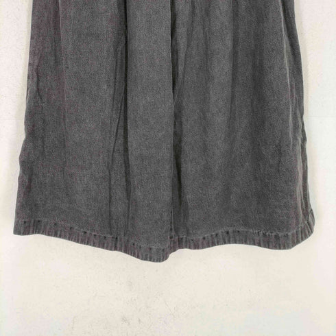 エディーバウアー Eddie Bauer 90S 黒タグ 先染めブラック デニム スカート レディース 10