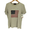 ポロスポーツラルフローレン POLO SPORT RALPH LAUREN 90S ロゴ 星条旗 プリント S/S クルーネック Tシャツ メンズ import:M