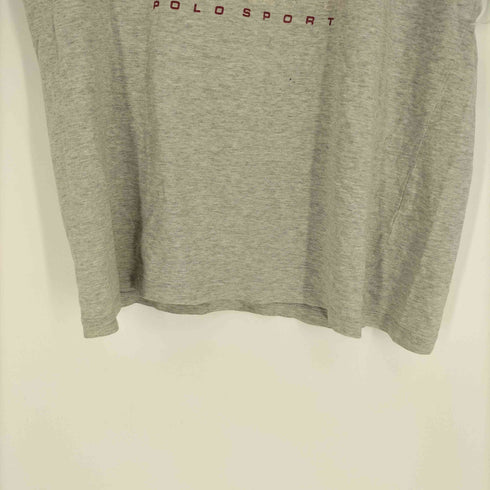 ポロスポーツラルフローレン POLO SPORT RALPH LAUREN 90S ロゴ 星条旗 プリント S/S クルーネック Tシャツ メンズ import:M