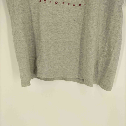 ポロスポーツラルフローレン POLO SPORT RALPH LAUREN 90S ロゴ 星条旗 プリント S/S クルーネック Tシャツ メンズ import:M