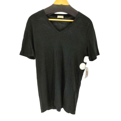 クルチアーニ Cruciani イタリア製 vネック リネンTシャツ メンズ 48