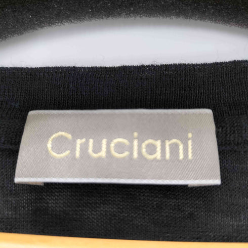 クルチアーニ Cruciani イタリア製 vネック リネンTシャツ メンズ 48
