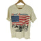 星条旗 大統領 プリント シングルステッチ S/S Tシャツ メンズ