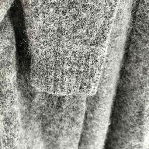 アクネストゥディオズ ACNE STUDIOS raya short paw14 モヘア混 ロング シャギー カーディガン ガウン レディース import:XS