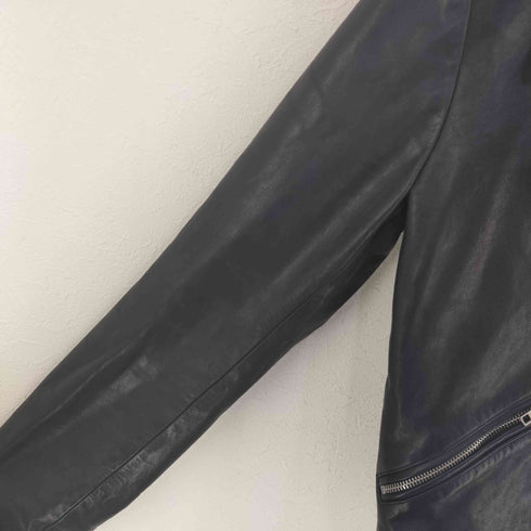 アニエスベー agnes b. SPECIAL cow leather ダブルライダース ジャケット レディース JPN:1