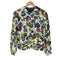 ザラ ZARA trf outerwear フラワー柄ブルゾンジャケット レディース S