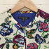 ザラ ZARA trf outerwear フラワー柄ブルゾンジャケット レディース S
