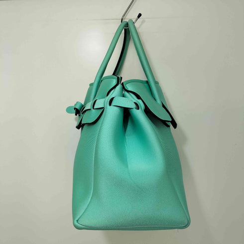 SAVE MY BAG リボンデザイン ポリエステル ハンドバッグ レディース