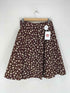 マルニ MARNI イタリア製 ボタニカル柄 スナップボタン スカート レディース 38