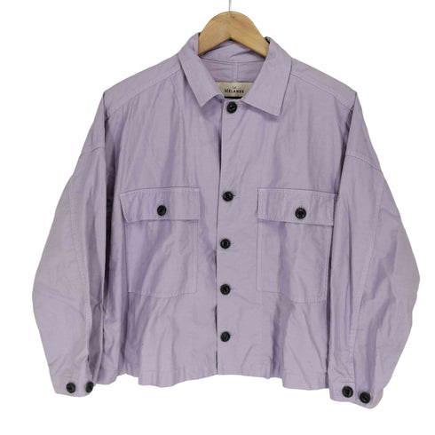 LE MELANGE クロップドシャツジャケット select レディース
