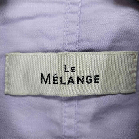 LE MELANGE クロップドシャツジャケット select レディース