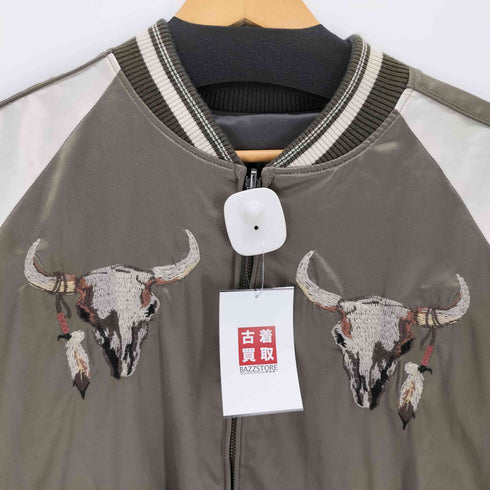 ゴア goa natural vintage 刺繍リバーシブルスカジャン レディース FREE
