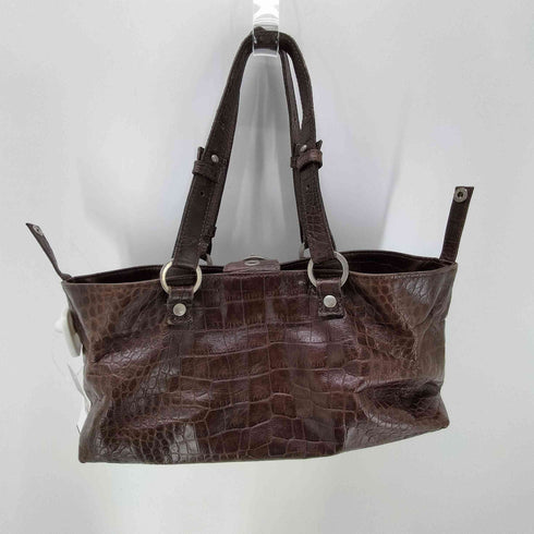 Via Repubblica イタリア製 Y2K クロコ 型押し レザー ワンショルダーバッグ レディース