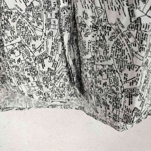 ザラマン ZARA MAN SLIM FIT 比翼総柄シャツ メンズ M