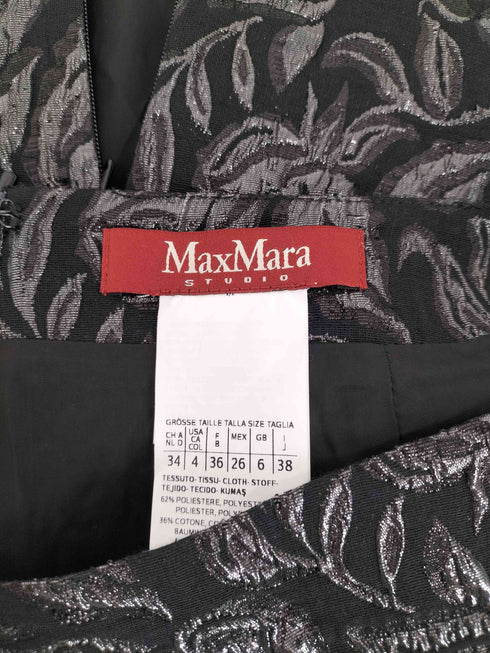 マックスマーラステュディオ MAX MARA STUDIO フラワージャガードタイトスカート レディース JPN:38