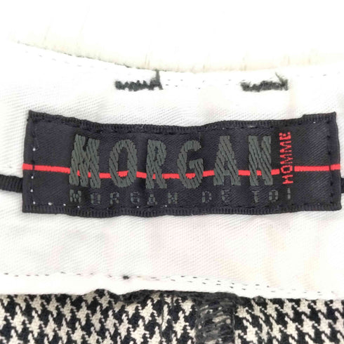 モルガンオム MORGAN HOMME 千鳥格子 スラックスパンツ メンズ JPN:M