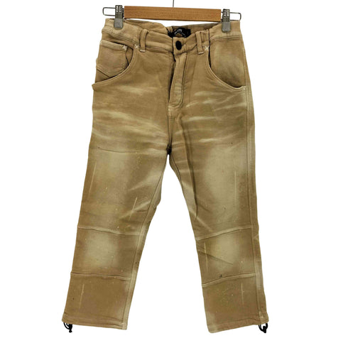 PLEIN ペイント加工 ストレッチパンツ Y2K メンズ 1