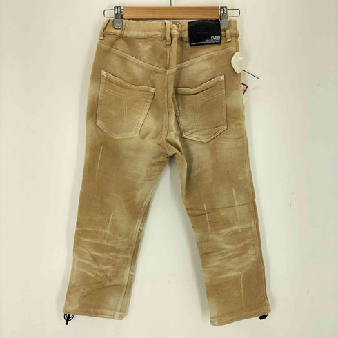 PLEIN ペイント加工 ストレッチパンツ Y2K メンズ 1