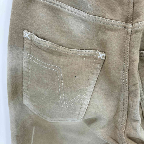 PLEIN ペイント加工 ストレッチパンツ Y2K メンズ 1